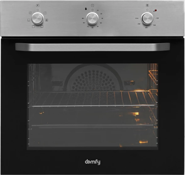 Духовой шкаф Электрический Domfy DM6632EO IX нержавеющая сталь