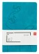 Блокнот Deli EN126LGREEN A5 210х143мм искусст. кожа 96л линейка мягкая обложка бирюзовый