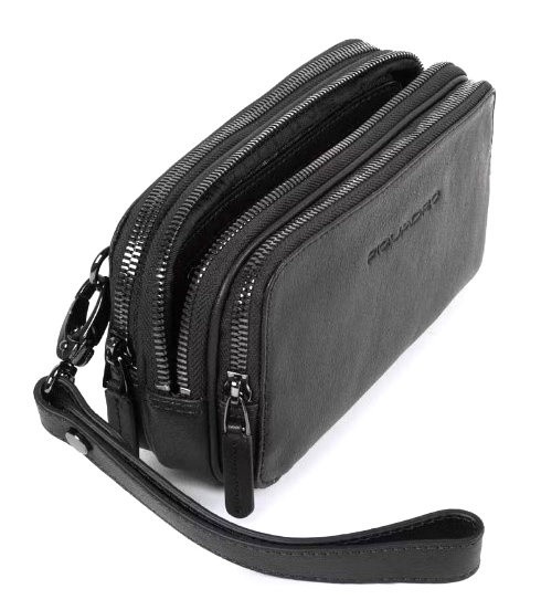 Клатч мужской Piquadro Black Square AC2141B3/N черный натур.кожа