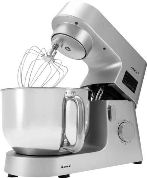 Миксер планетарный Vitek VT-PM0550 2000Вт серебристый