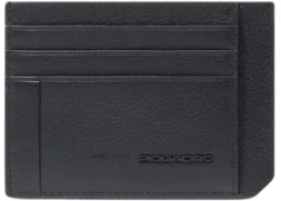 Чехол для кредитных карт Piquadro Russel PP2762W137R/N черный натур.кожа