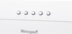 Вытяжка каминная Weissgauff Sigma 60 PB WH белый управление: кнопочное (1 мотор)