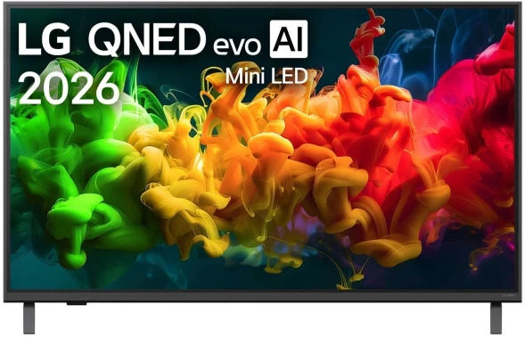 Телевизор LED LG 43&amp;quot; 43QNED80B6B.ARUG черный титан 4K Ultra HD 60Hz DVB-T DVB-T2 DVB-C DVB-S DVB-S2 USB WiFi Smart TV (RUS)