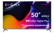 Телевизор LED Digma 50&amp;quot; DM-LED50UBB41 Android TV Frameless Metal темно-серебристый/серебристый 4K Ultra HD 60Hz DVB-T DVB-T2 DVB-C DVB-S DVB-S2 USB WiFi Smart TV