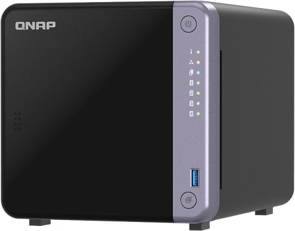 Сетевое хранилище NAS Qnap TS-432X-4G 4-bay настольный Alpine AL-524