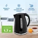 Чайник электрический Zelmer ZCK7617B 1.7л. 2200Вт черный корпус: пластик (71504668P)