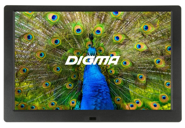 Фоторамка Digma 10.1&amp;quot; PF-1043 IPS 1280x800 черный пластик ПДУ Видео