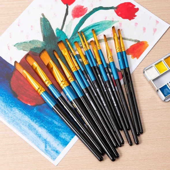 Кисть Deli EC409-3 синтетика плоск. №3