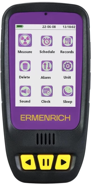 Дозиметр Ermenrich Ping RD40 фиолетовый/черный (84640)