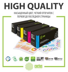 Картридж лазерный Cactus CS-TK5270M TK-5270M пурпурный (6000стр.) для Kyocera Ecosys P6230cdn/M6230cidn/M6630cidn