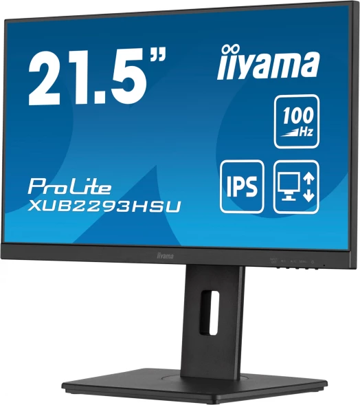 Монитор Iiyama 21.5&amp;quot; ProLite XUB2293HSU-B7 черный IPS LED 16:9 HDMI M/M матовая HAS Piv 300cd 178гр/178гр 1920x1080 100Hz DP FHD USB 3.9кг