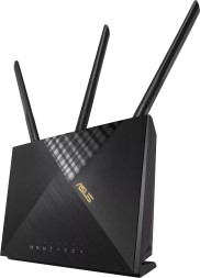Роутер беспроводной Asus 4G-AX56 AX1800 10/100/1000BASE-TX/4G cat.6 черный