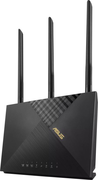 Роутер беспроводной Asus 4G-AX56 AX1800 10/100/1000BASE-TX/4G cat.6 черный