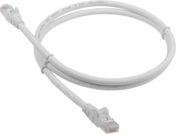 Патч-корд Lanmaster LAN-PC45/U6-0.5-WH UTP RJ-45 вил.-вилка RJ-45 кат.6 0.5м белый LSZH (уп.:1шт)