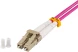 Патч-корд Rexant 50-2611-5 2x50/125 OM4 LC дуплекс-LC дуплекс 5м LSZH малиновый