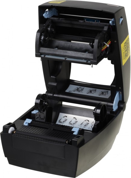 Термопринтер Mertech MPRINT TLP100 TERRA NOVA (для печ.накл.) стационарный черный