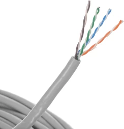 Кабель информационный Rexant PRO 02-0025 кат.5E F/UTP 4 пары 24AWG PVC внутренний 305м серый