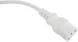 Шнур питания Lanmaster LAN-PP13/14-1.0-WH C13-С14 проводник.:3x0.75мм2 1м 220В 10А белый