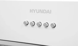 Вытяжка встраиваемая Hyundai HBB 6030 W белый управление: кнопочное (1 мотор)