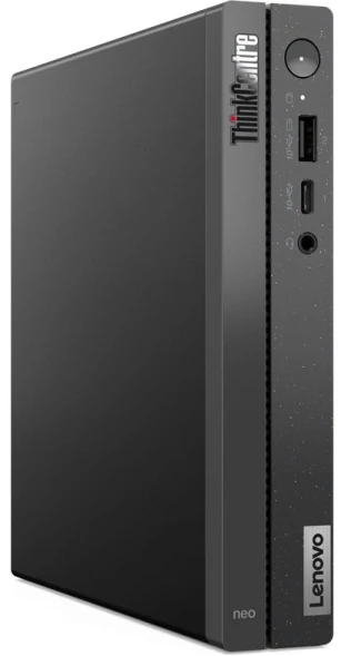 Неттоп Lenovo ThinkCentre Neo 50q Gen 4 i3 1215U (1.2) 8Gb SSD512Gb UHDG без ОС GbitEth WiFi BT 65W kb мышь клавиатура черный (12LN003LGP)