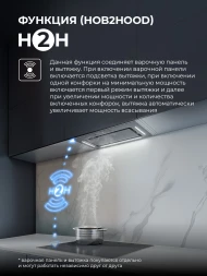 Вытяжка встраиваемая Lex Aura 600 Inverter GR серый управление: сенсорное (1 мотор)