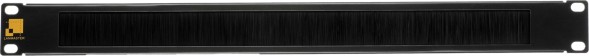 Кабельный органайзер Горизонтальный Lanmaster LAN-ORG/BP-1U двухсторонний щетки 1U шир.:19&amp;quot;