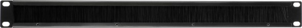 Кабельный органайзер Горизонтальный Lanmaster LAN-ORG/BP-1U двухсторонний щетки 1U шир.:19&amp;quot;