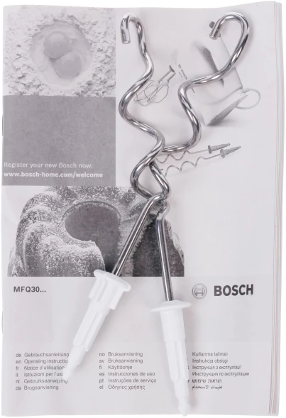 Миксер ручной Bosch MFQ3030 350Вт белый