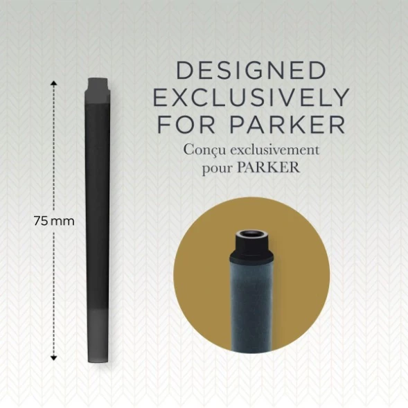 Картридж Parker Quink Z11 (1950382) черные чернила для ручек перьевых (5шт)