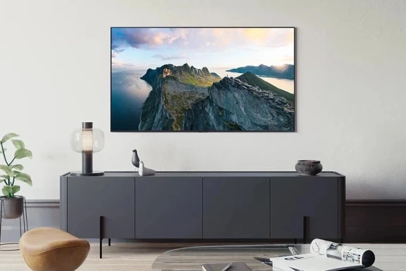 Телевизор QLED Samsung 55&amp;quot; QE55QN80FAUXRU Series 9 черный титан/черный 4K Ultra HD 120Hz DVB-T2 DVB-C DVB-S2 USB WiFi Smart TV