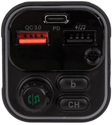 Автомобильный FM-модулятор ACV FMT-130B черный BT USB (40580)