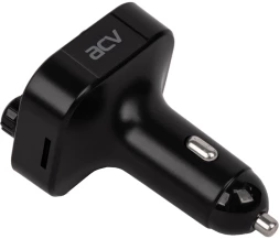 Автомобильный FM-модулятор ACV FMT-130B черный BT USB (40580)