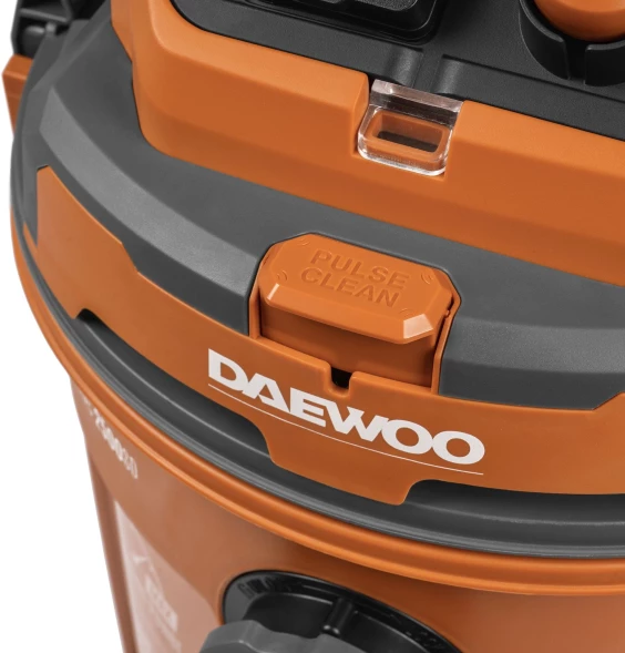 Строительный пылесос Daewoo DAVC 2500SD 1400Вт (уборка: сухая/влажная/выдув/сбор воды) оранжевый