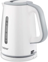 Чайник электрический Zelmer ZCK7620S 1.7л. 2000Вт белый корпус: пластик (71504568P)
