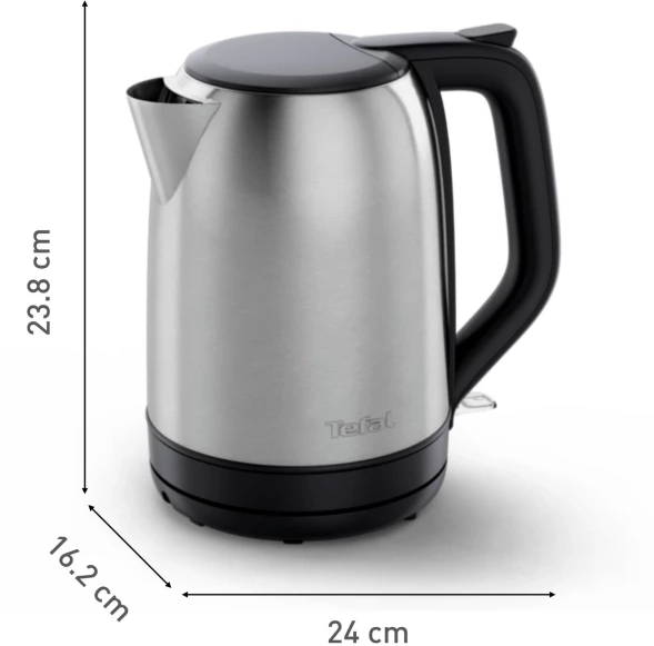 Чайник электрический Tefal KO5S0DE0 1.7л. 2400Вт серебристый/черный корпус: металл/пластик (7211419519)