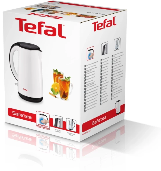 Чайник электрический Tefal KO260130 1.7л. 2150Вт белый/черный корпус: пластик (7211002463)