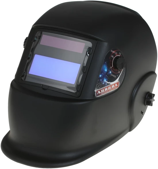 Маска сварщика Aurora A998F (9-13DIN) филь.:хамел. кл.:1/2/1/1 см.экр.95x36мм черный (11258)