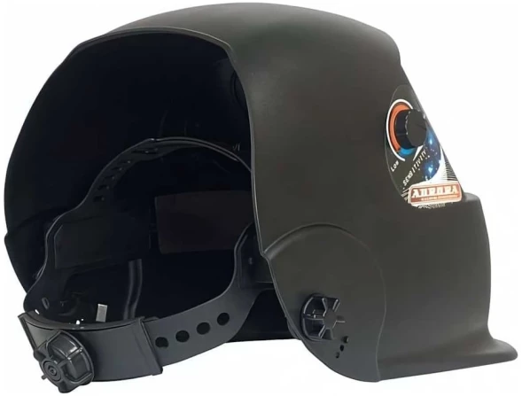 Маска сварщика Aurora A998F (9-13DIN) филь.:хамел. кл.:1/2/1/1 см.экр.95x36мм черный (11258)