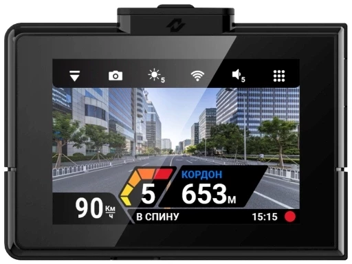 Видеорегистратор с радар-детектором Neoline X-Cop roadmaster GPS ГЛОНАСС черный