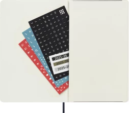 Еженедельник Moleskine ACADEMIC SOFT WKNT Large 130х210мм датир.18мес 208стр. мягкая обложка синий