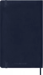Еженедельник Moleskine ACADEMIC SOFT WKNT Large 130х210мм датир.18мес 208стр. мягкая обложка синий