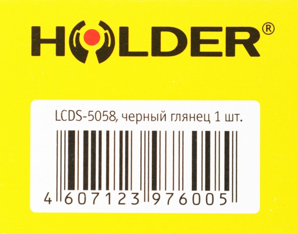 Кронштейн для телевизора Holder LCDS-5058 черный глянец 19&amp;quot;-47&amp;quot; макс.30кг настенный наклон