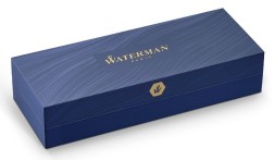 Ручка шариков. Waterman Hemisphere (CWS0920370) Steel GT M син. черн. подар.кор.