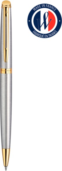 Ручка шариков. Waterman Hemisphere (CWS0920370) Steel GT M син. черн. подар.кор.