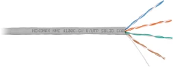 Кабель информационный Nikomax NMC 4100C-GY кат.5E U/UTP 4 пары нг(А)-HF внутренний 305м серый