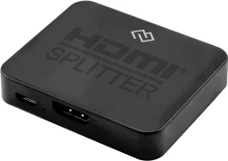 Сплиттер аудио-видео Digma DHSP-v1.4x2PS HDMI (f)/2хHDMI (f) черный