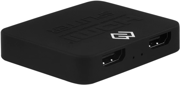 Сплиттер аудио-видео Digma DHSP-v1.4x2PS HDMI (f)/2хHDMI (f) черный