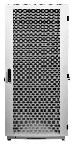 Шкаф коммутационный ЦМО (ШТК-М-42.8.8-44АА) напольный 42U 800x800мм пер.дв.перфор. задн.дв.стал.лист 2 бок.пан. 500кг белый 655мм 117.9кг 180град. 2030мм IP20 металл