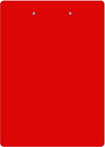 Папка-планшет Бюрократ -PD6002 A4 пластик 1мм ассорти