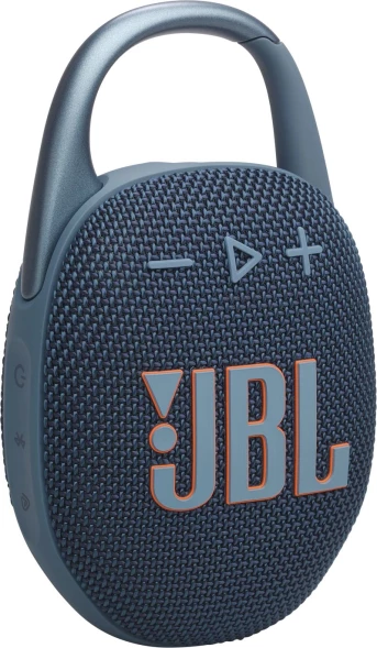 Колонка порт. JBL Clip 5 синий 7W Mono BT 10м 1400mAh (JBLCLIP5BLU)